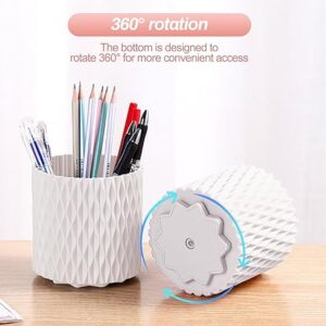 Makeup Brush Holder Organizer 360° Rotating Makeup Brush Storage for Vanity