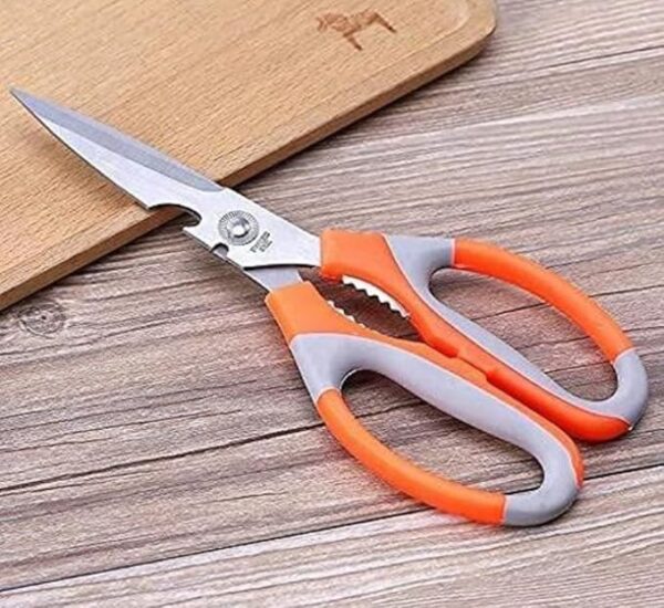 Scissor For Kitchen, Stainless Steel Scissor For Cutting Chicken, Meat, Fish, Vegetables, Multifunctional Use - Image 4