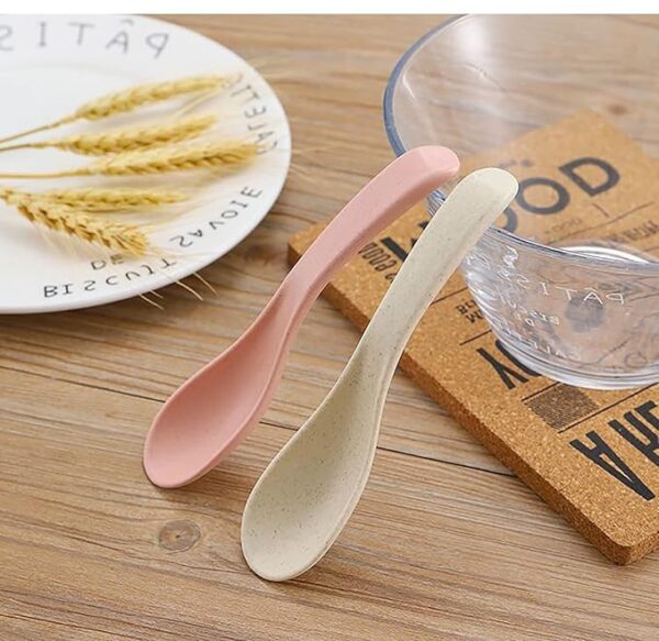 Pack of 4 - Kids Plastic Feeding Bowl with Spoon - For Toddlers - infants - Traveling - Printed & Plain - Image 3