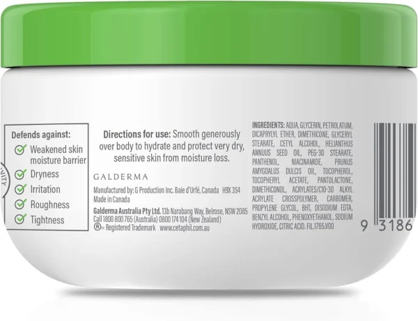 Cetaphil Moisturizing Cream Very Dry To Dry, Sensitive Skin 550g - Image 5
