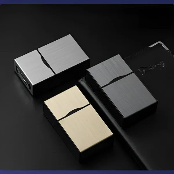20 Pack Regular Cigarette Cases with USB Lighter, Rechargeable - Image 9