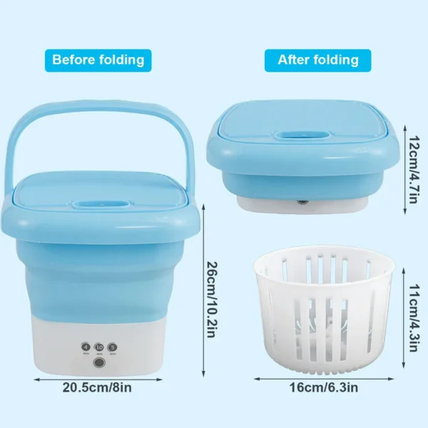 Mini Washing Machine with Dryer for Kids Clothes - Image 7