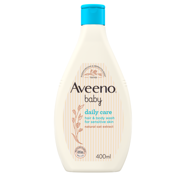 Aveeno Daily Care Hair And Body Wash, For Sensitive Skin, 400 ml.