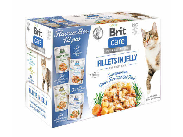 Brit Care Cat Flavor Box Fillet In Jelly, 85 g.