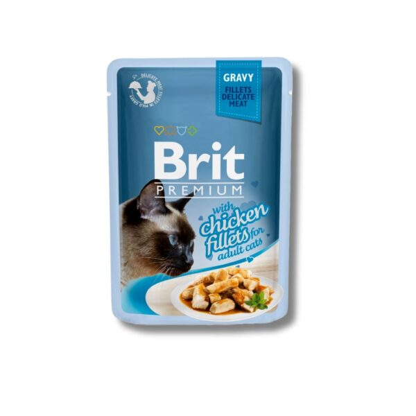 Brit Care Premium Cat Delicate Fillets in 3 flavors, 85 g.