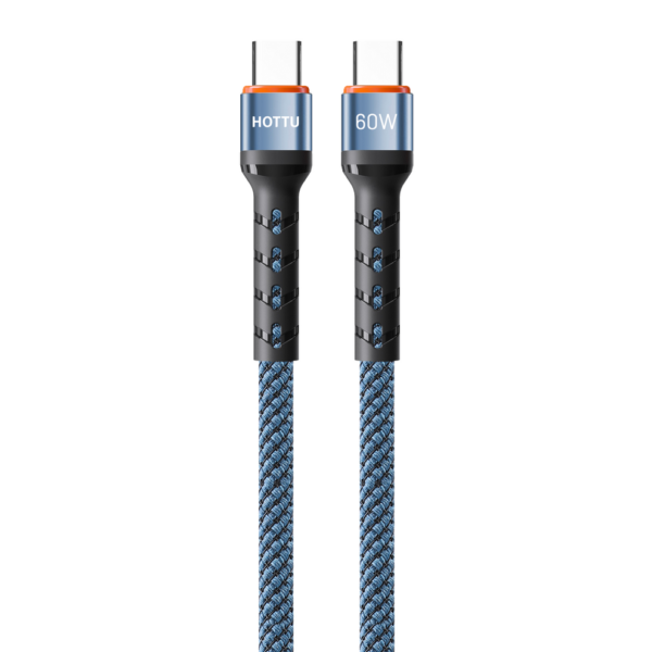 Hottu PD Cable CTC07, Type C To Type C Fast Charging Cable.