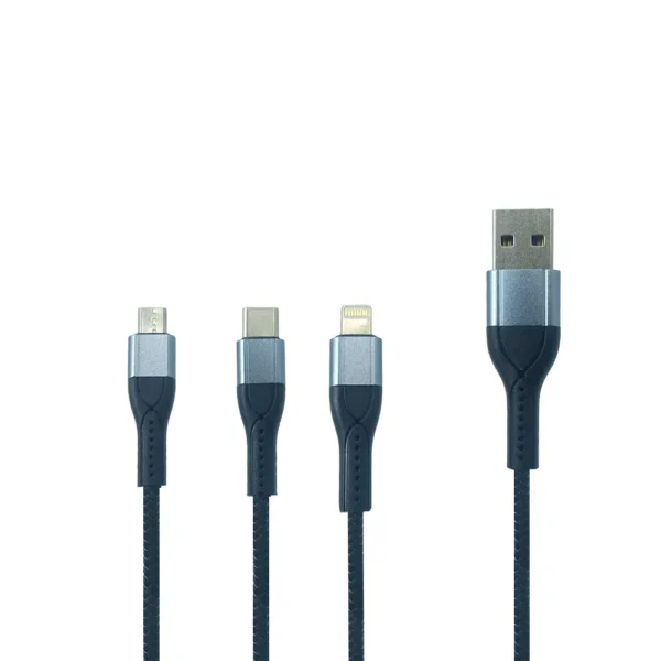 SF-03 3-in-1 Cable - 50W Fast Charging & Data Transfer - Image 2