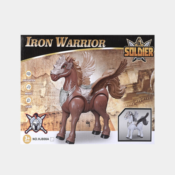 Iron Warrior Horse With Light and Sound, Animal Toy For kids.