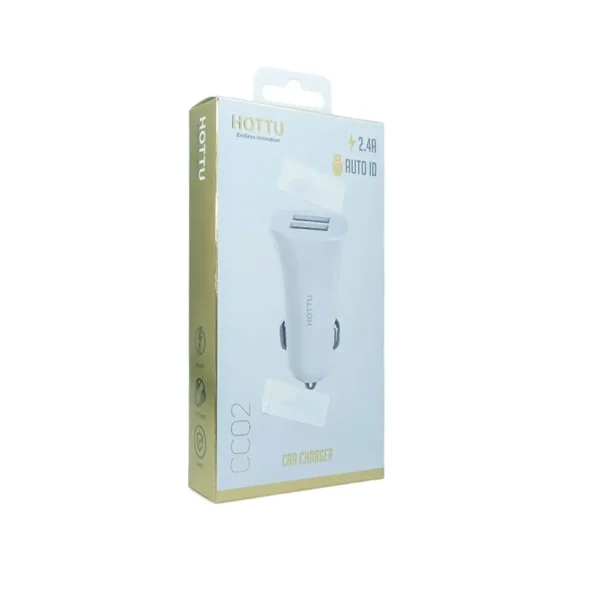 HOTTU 12W Dual USB Ports Car Charger (CC02) - Image 4