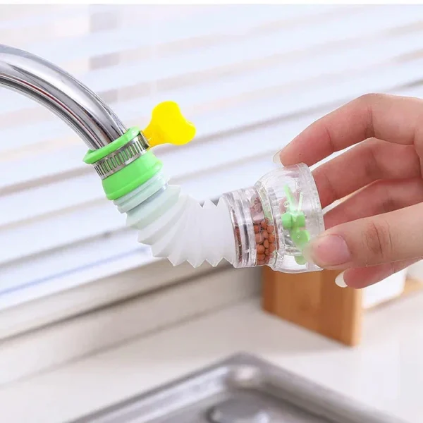 Rotating Water Filter Gadgets Extendable Spray Water Saving Kitchen Accessories Gadgets - Image 3
