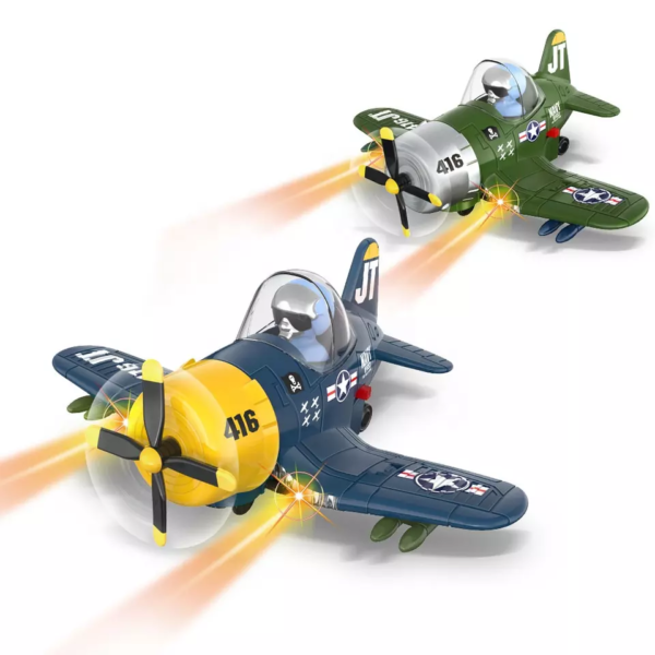 Electric Plane For Kids, Battery Powered aircraft Plane With Light And Music And Lifting Function. - Image 5