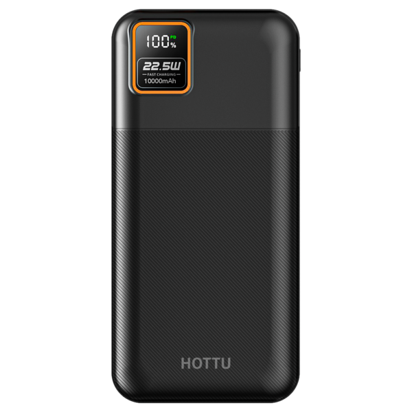 Hottu Power bank HT18 With 10,000 mAh Battery Capacity, Long Battery Life, Digital Display. - Image 2