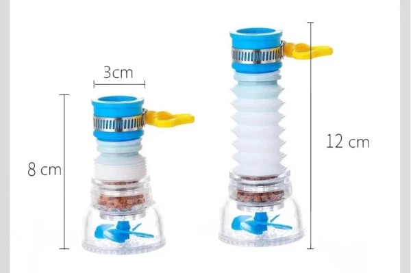 Rotating Water Filter Gadgets Extendable Spray Water Saving Kitchen Accessories Gadgets - Image 5