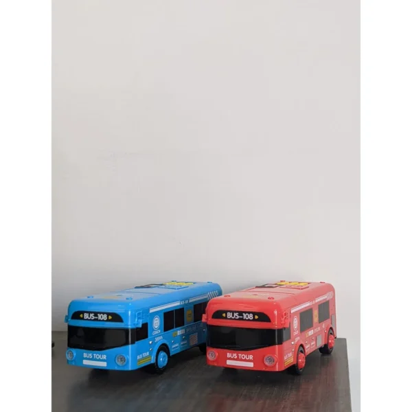 Electronic Piggy Bank Safe Money Bus for Children Saving Safe Deposit ATM - Image 9
