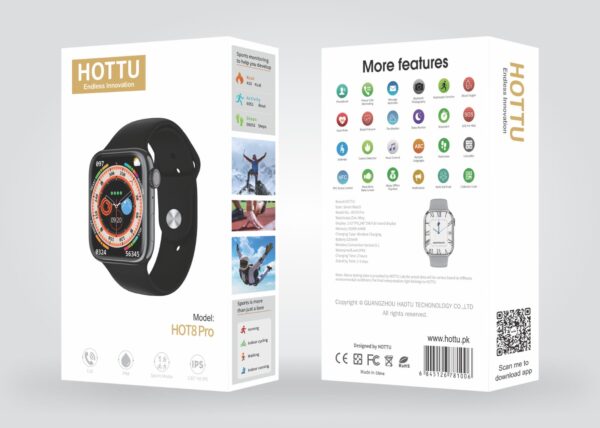 HOTTU HOT8 Pro Smart Watch: - Image 5