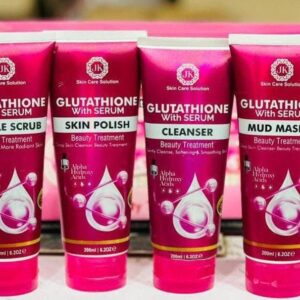 Glutathione With Serum, Skin Care Solution for Radiant, Bright, and Even Skin, Reduce Dark Spots, 200 ml.