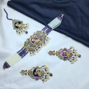 Casting Made Choker Set With Tika Exclusive By Unique Fancy Jewellery.