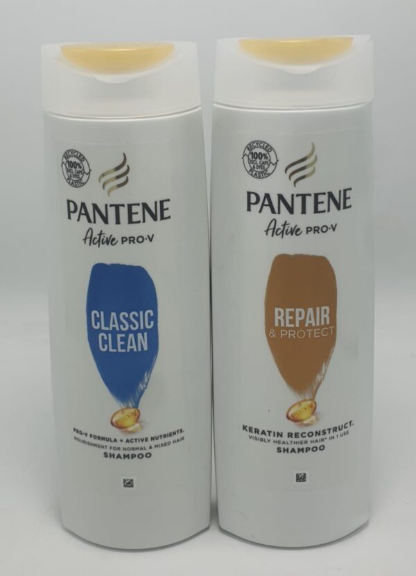 Pantene Pro-V Repair & Protect And Pantene Pro-V Classic Clean Clarifying Shampoo, 400 ml.