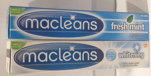 Macleans Toothpaste Whitening And Fresh Mint, 100 ml.