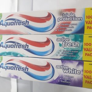 Aquafresh Active Fresh, Active White, Triple Protection Toothpaste, 100 ml.