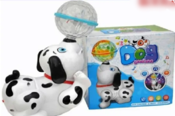 Dancing Dog with Disco lighting Ball, Electric Robot Dog Toy For kids. - Image 5