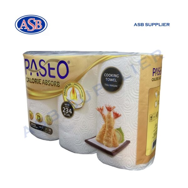 Kitchen Towel 3 in 1 Calorie Absorb 2 Ply Paseo 70 Sheets. - Image 4