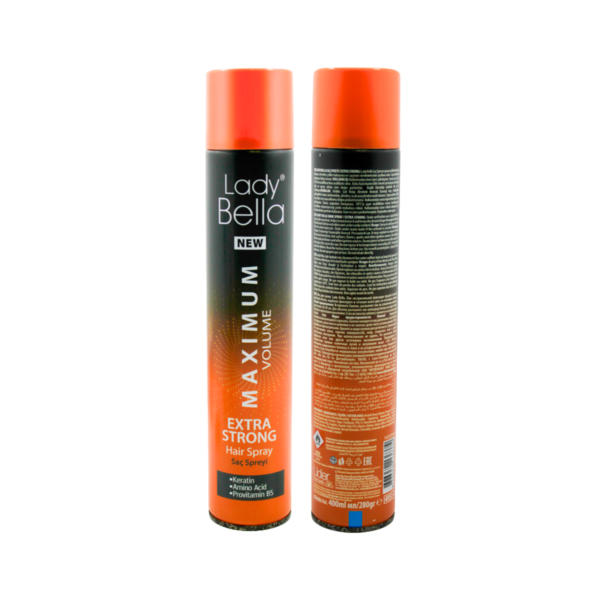 Lady Bella Extra Strong Hair Spray 400 ml.