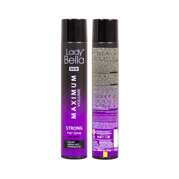 Lady Bella Maximum Volume Strong Hair Spray 400 ml