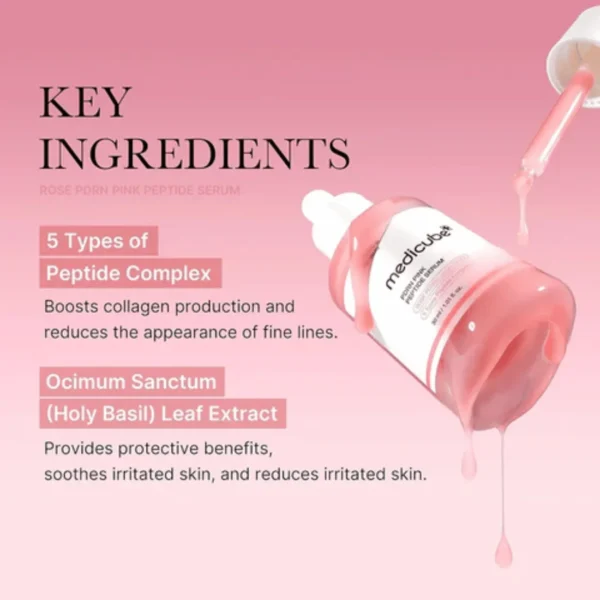 Medicube Pdrn Pink Peptide Serum (30ml) - Image 6