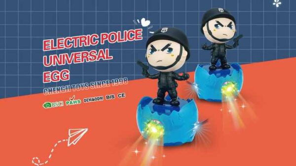Dancing Police Robot Car Kids Toys for 3 to 8 Years Old Boys & Girls, Colorful Lights, Music, Ideal for Toddlers. - Image 4