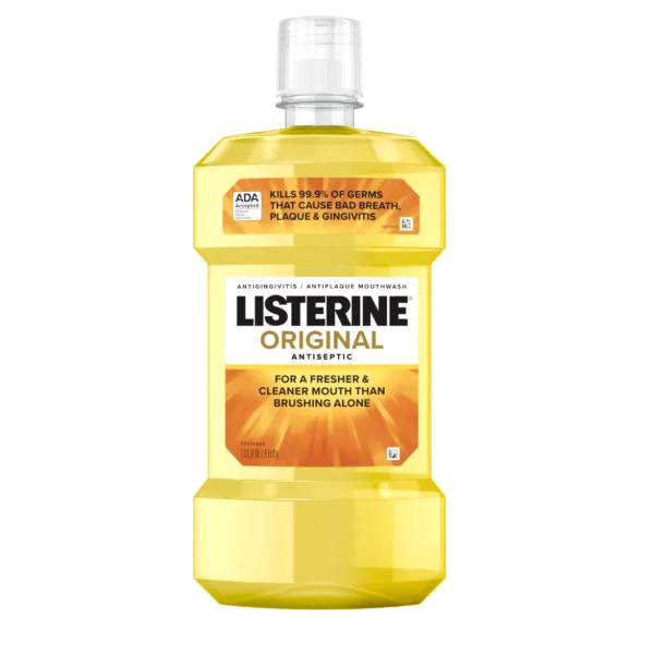 Listerine Freshburst, Original And Zero Alcohol Mouthwash For Bad Breath, 250 ml.