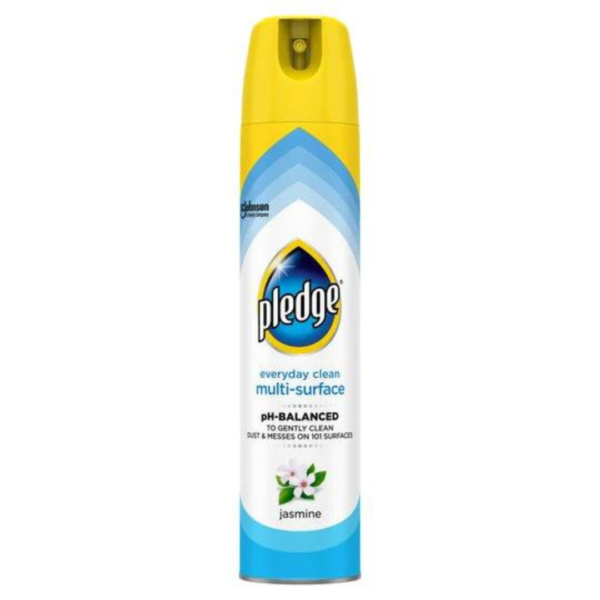 Pledge Clean It Multi surface Polish Cleaner Classic And Jasmine Scent, 250 ml.