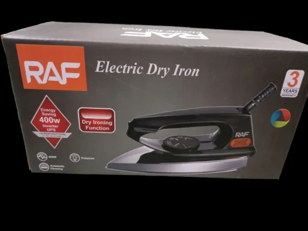 Electric Dry Iron 400 Watt Energy Saving.