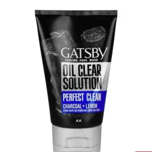 Gatsby Oil Clear Solution Perfect Clean Face Wash, Cooling Face Wash, 100 ml.