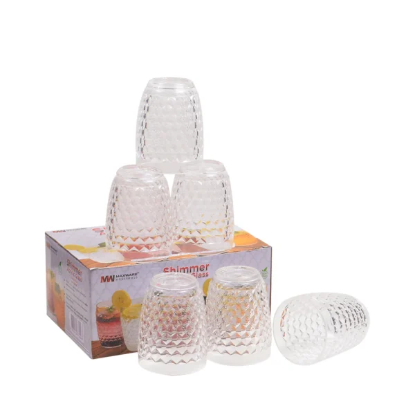 Shimmer Acrylic Glass (Pack of # 06 ) - Image 2