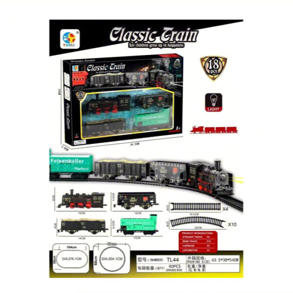 Classic Train Track, Toys For Kids. - Image 2