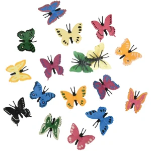 Butterfly Toy Colorful Summer Butterflies Toy Figures 1.6in Bioplastic Party Favors