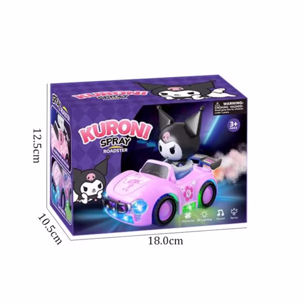 Electric Universal Character Toy with Light and Music, Spray Car Toy For kids. - Image 3
