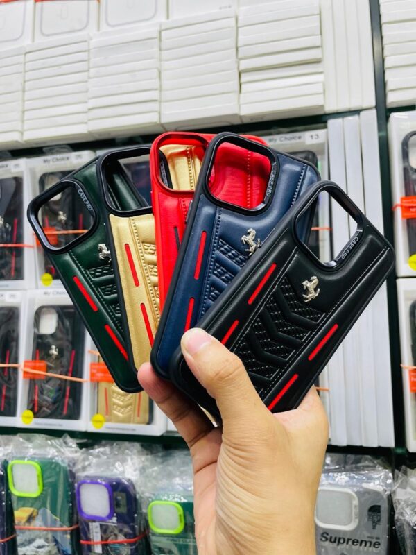 Leather Back Cover Branded Case Pro Elegant Protection for IPhone