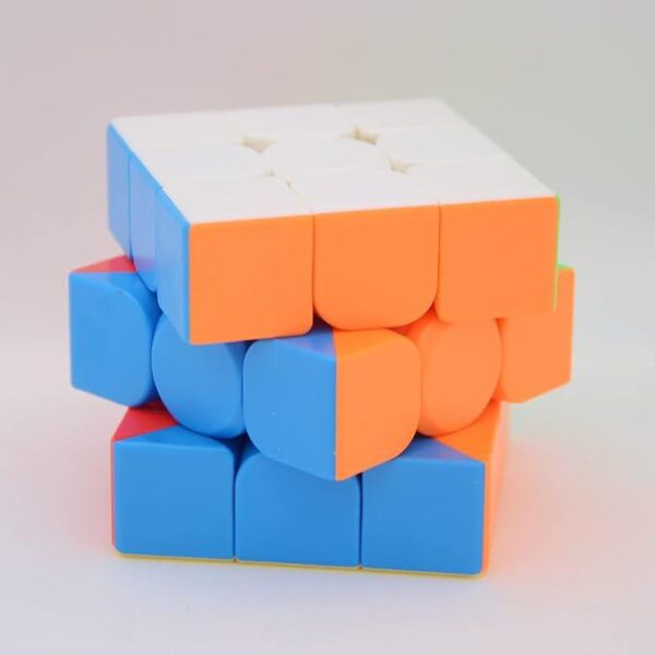 Speed Cube 3x3x3 - Moyu Meilong 3C, Stickerless Magic Cube 3x3, Fast Smooth Turning Vivid Color 3D Puzzle Brain Toy - Image 5