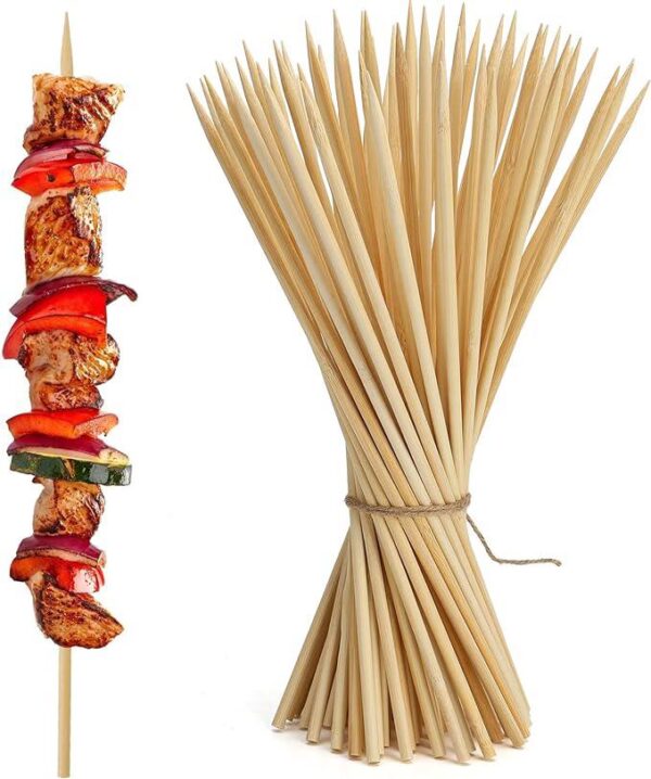 Wooden Bamboo Sticks Best for B.B Q & Shashlik  - Image 4