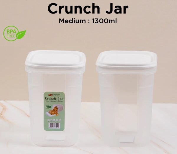 Multipurpose Airtight Crunch Jar Medium - 1300ml  - Image 5