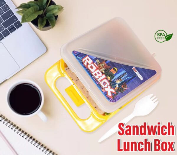 Sandwich Lunch Box With Spoon - Image 5