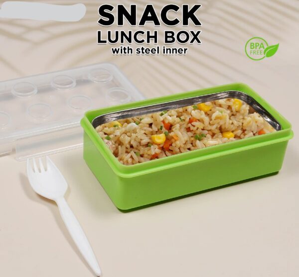 Snack Lunch Box With Steel Inner - Image 4