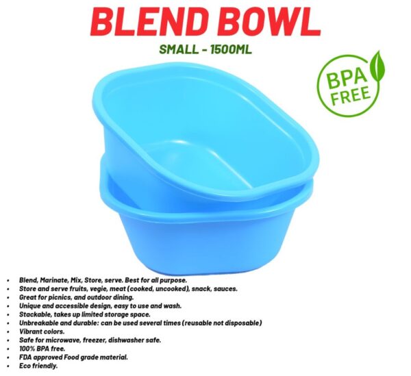 Blend Bowl Small (Pack Of 2) (1500ml)  - Image 6