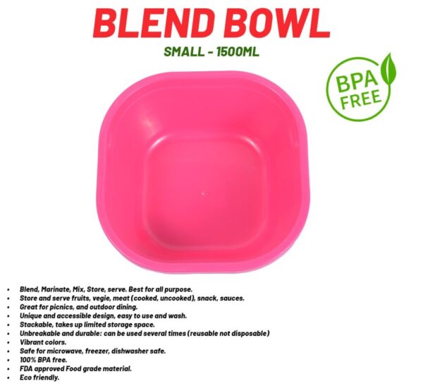 Blend Bowl Small (Pack Of 2) (1500ml)  - Image 7
