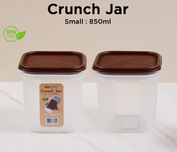 Multipurpose Airtight Crunch Jar Small – 850ml  - Image 3