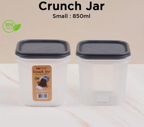 Multipurpose Airtight Crunch Jar Small – 850ml  - Image 4