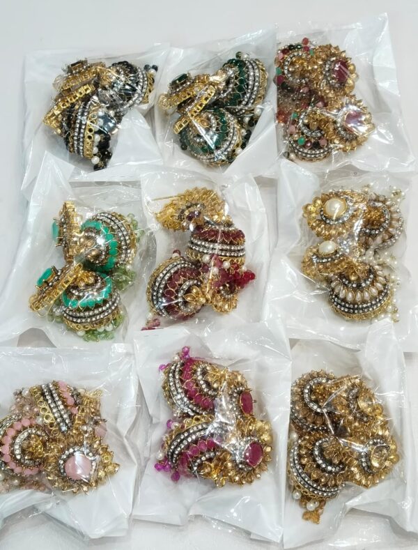 Casting Made Earrings (jhumka) Exclusive By Unique fancy jewelry - Image 2