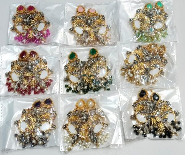 Casting Made fancy stylish Earrings Exclusive By Unique fancy jewelry - Image 2